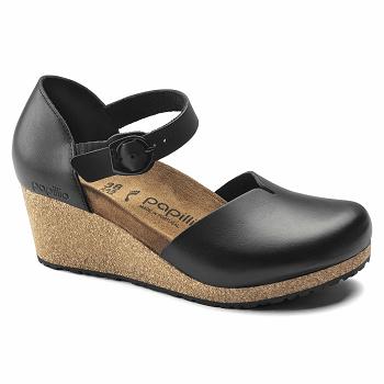 Sandále Birkenstock Papillio Mary Kozene Damske Čierne | SK 178JPQ